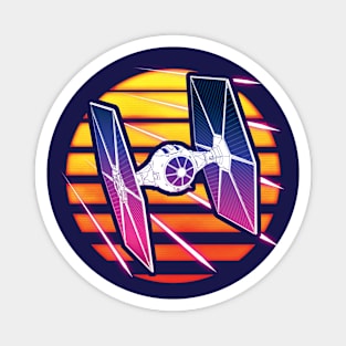 Synthwave TIE Fighter Magnet